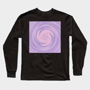 Swirl Pastel Colors Purple Pink Long Sleeve T-Shirt